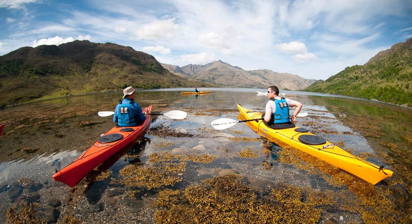 sea kayaking in Scotland