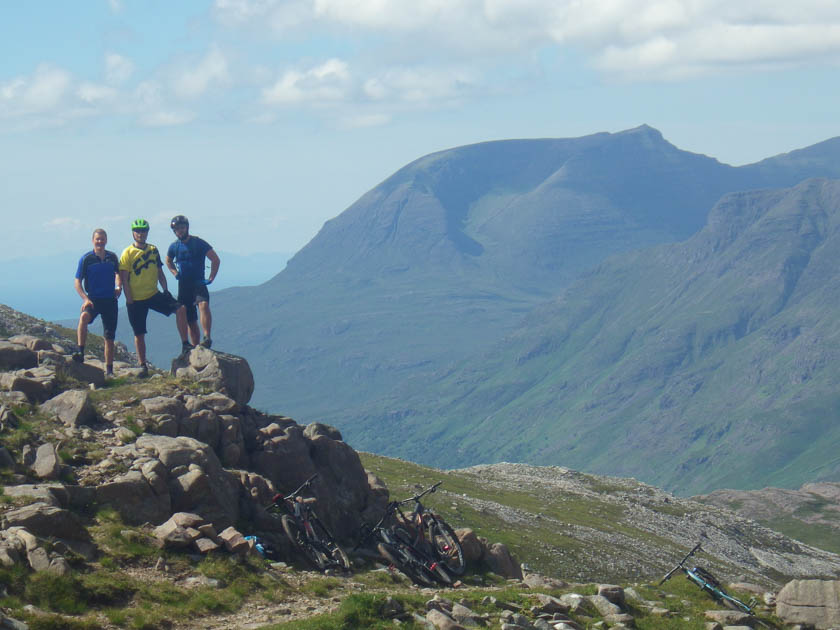 Posing for a photograph in torridon