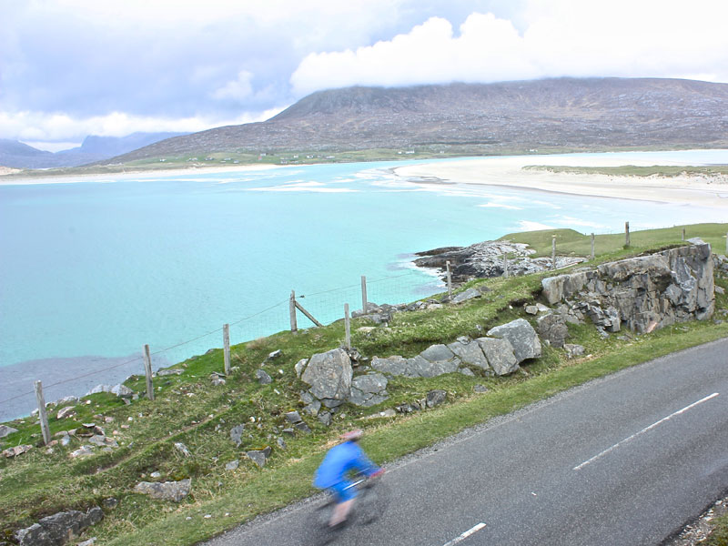 Road cycling in the outer Hebrides