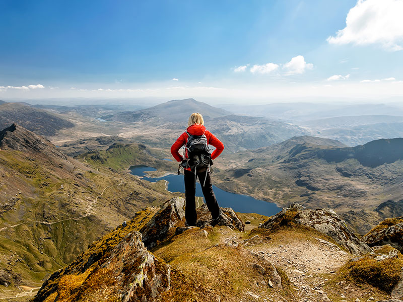 Eryri (Snowdonia) scenic mountain
