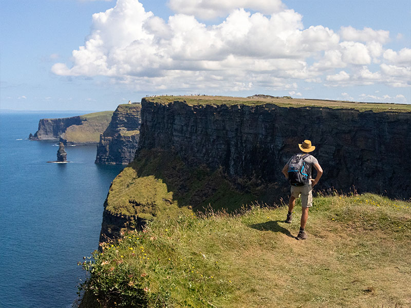 Hiking The Cliffs Of Moher