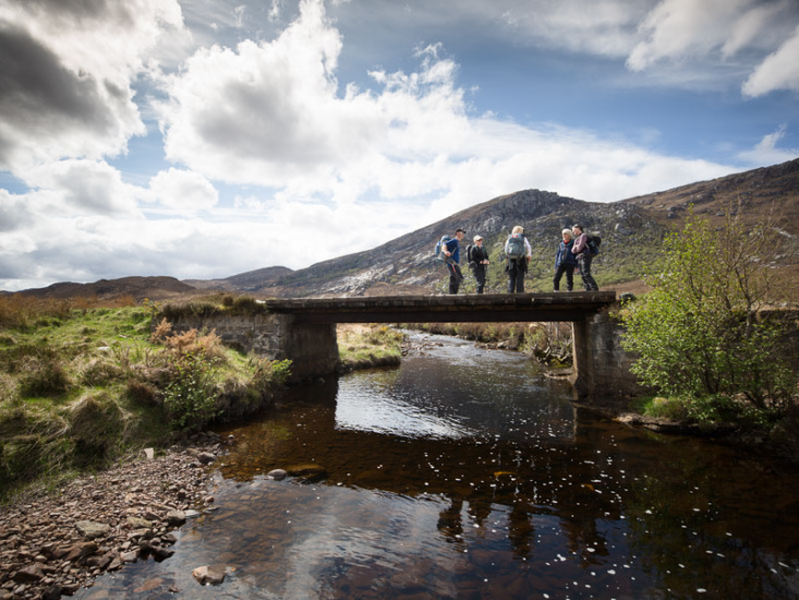 walking north highland