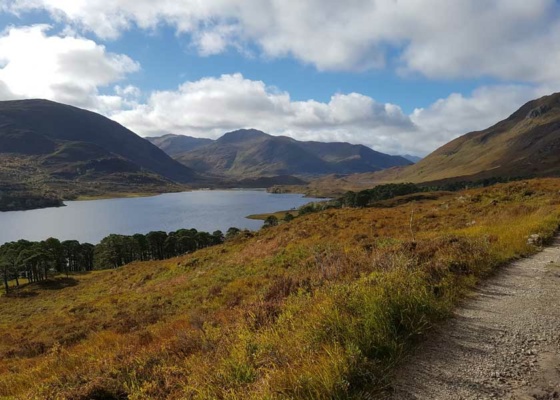 Walking around Loch Affric