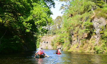 summer in scotland canoeing