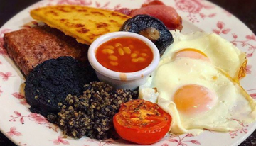 A full Scottish breakfast.