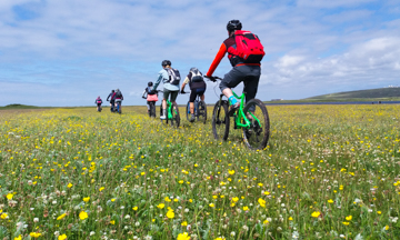 biking summer in scotland