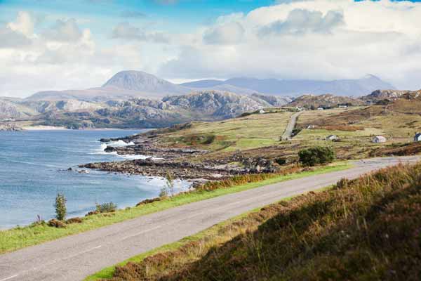 The nc500 road and scenery